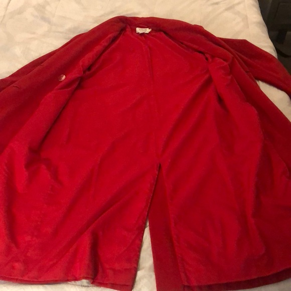 Red down coat - Picture 3 of 3